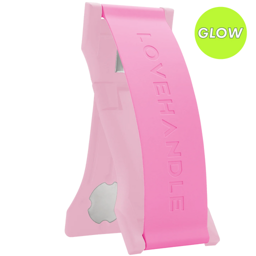 LoveHandle PRO - Bubblegum Pink Glow Silicone on Light Pink Base |  | Safari Ltd®