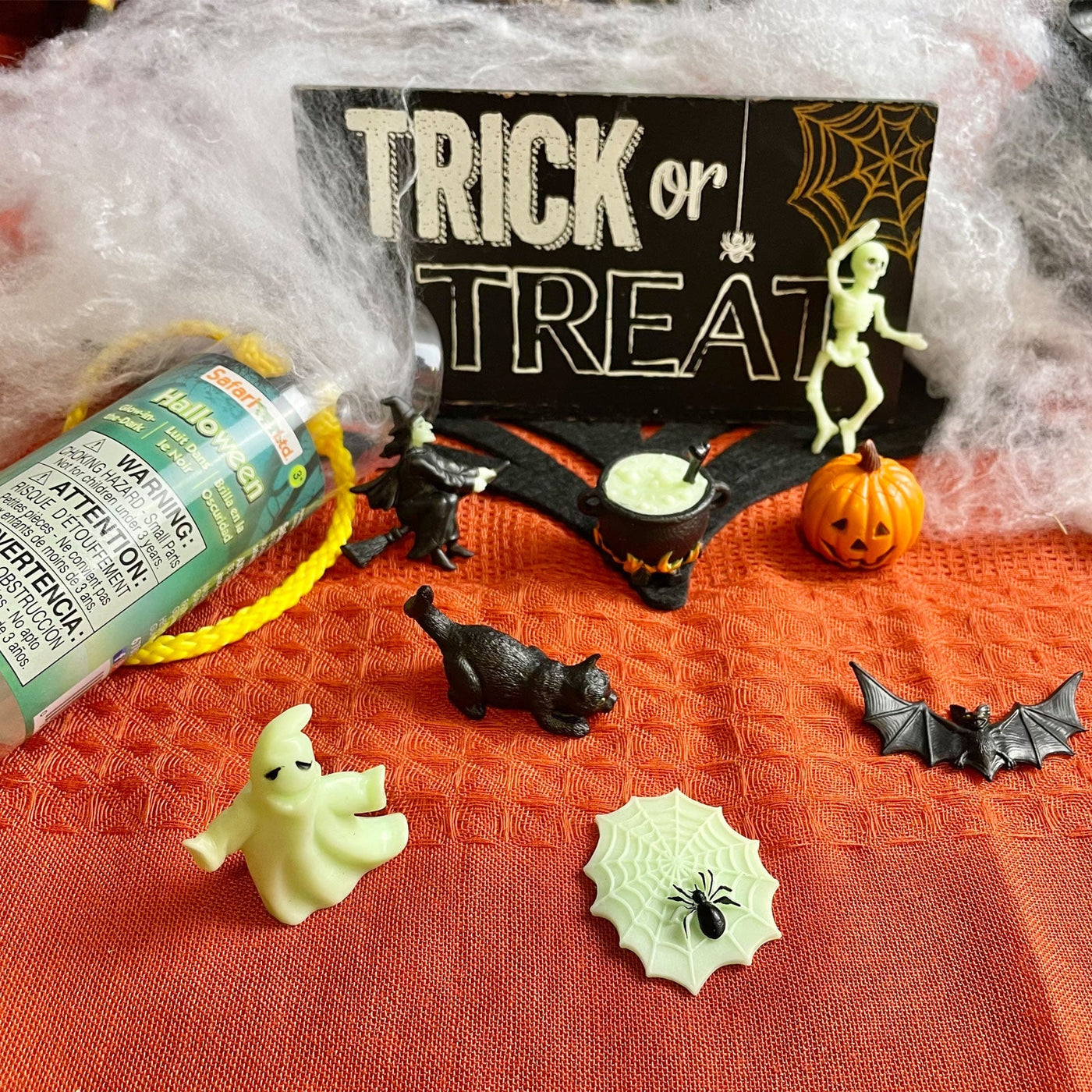 Glow-in-the-Dark Halloween Designer TOOB® | TOOBS® - Mini Toys | Safari Ltd®