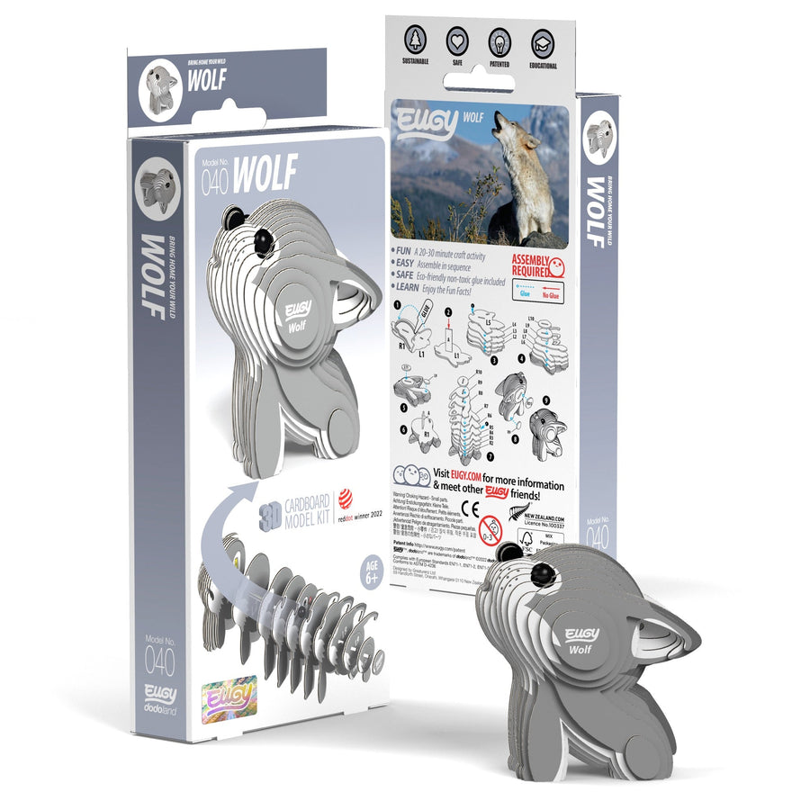 EUGY Wolf 3D Puzzle | Eugy | Safari Ltd®