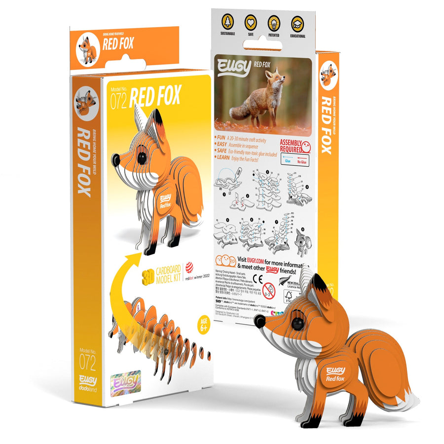 EUGY Red Fox 3D Puzzle | Eugy | Safari Ltd®
