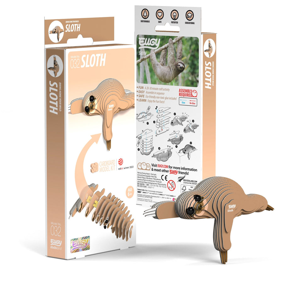 EUGY Sloth 3D Puzzle | Eugy | Safari Ltd®