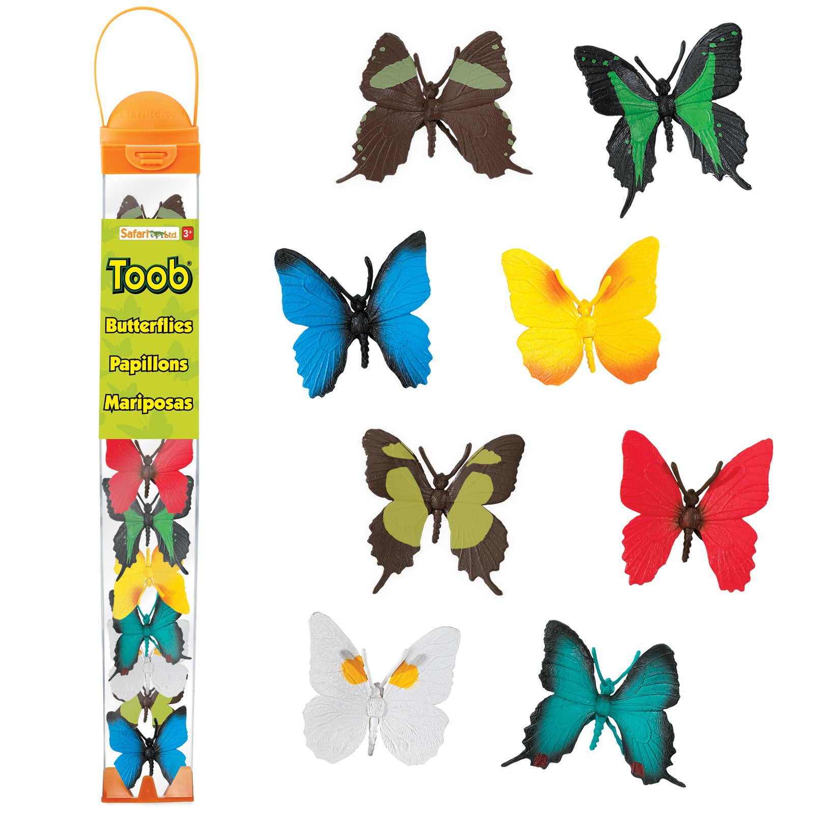 sevenbutterfly 　3点まとめ Butterflies TOOB® | Safari Ltd®