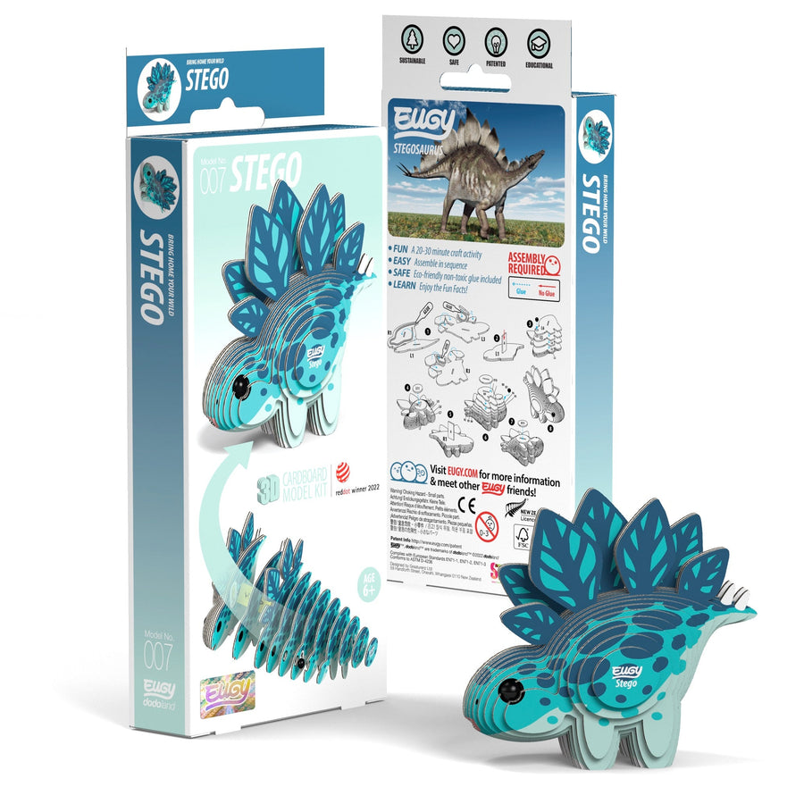 EUGY Stegosaurus 3D Puzzle | Eugy | Safari Ltd®