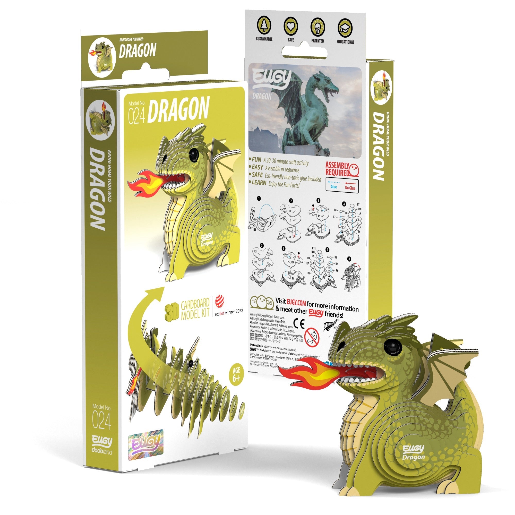 EUGY Dragon 3D Puzzle | Safari Ltd®