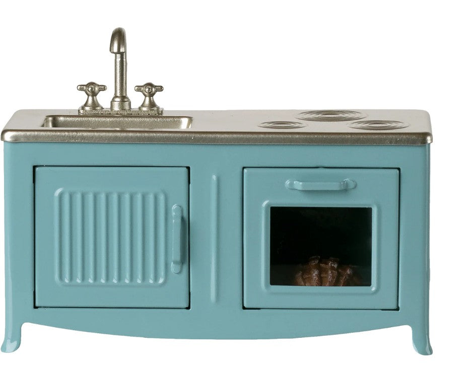 【希少】Maileg メイレグ 75cm 超特大うさぎ 青ワンピース　タグ付き Maileg Kitchen, Mouse - Blue | Safari Ltd®