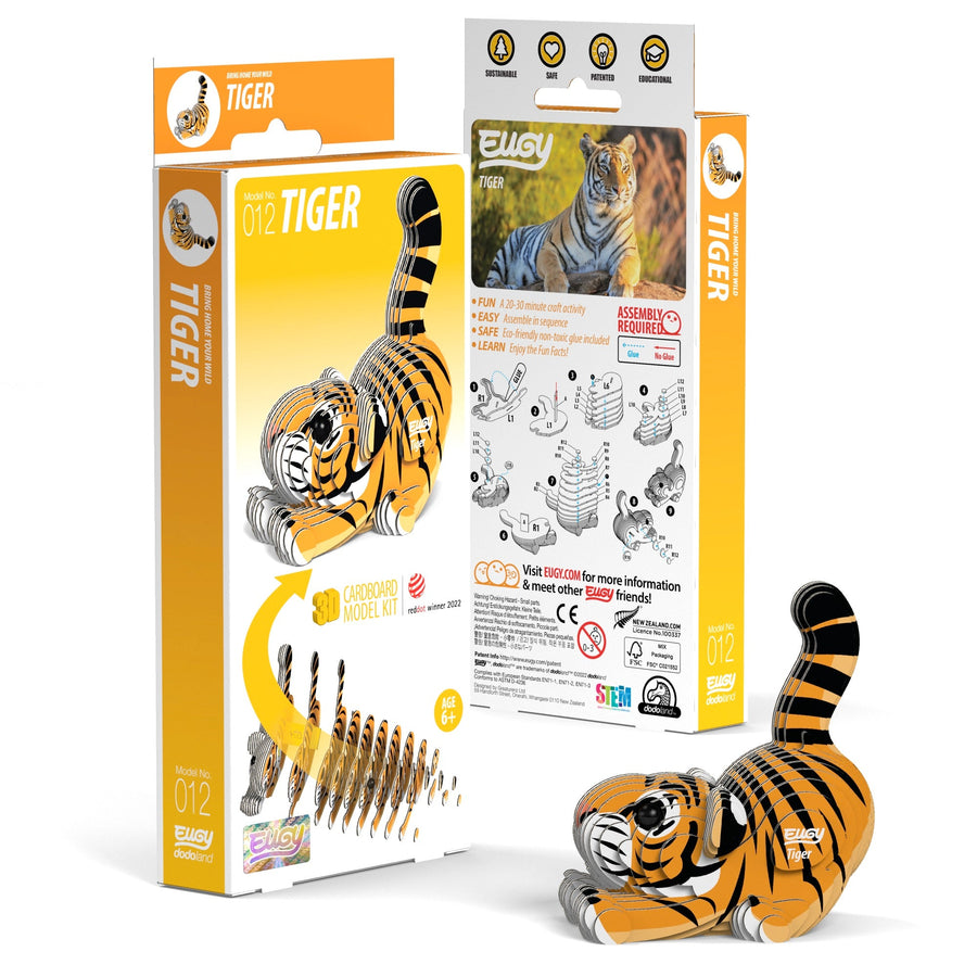 EUGY Tiger 3D Puzzle | Eugy | Safari Ltd®