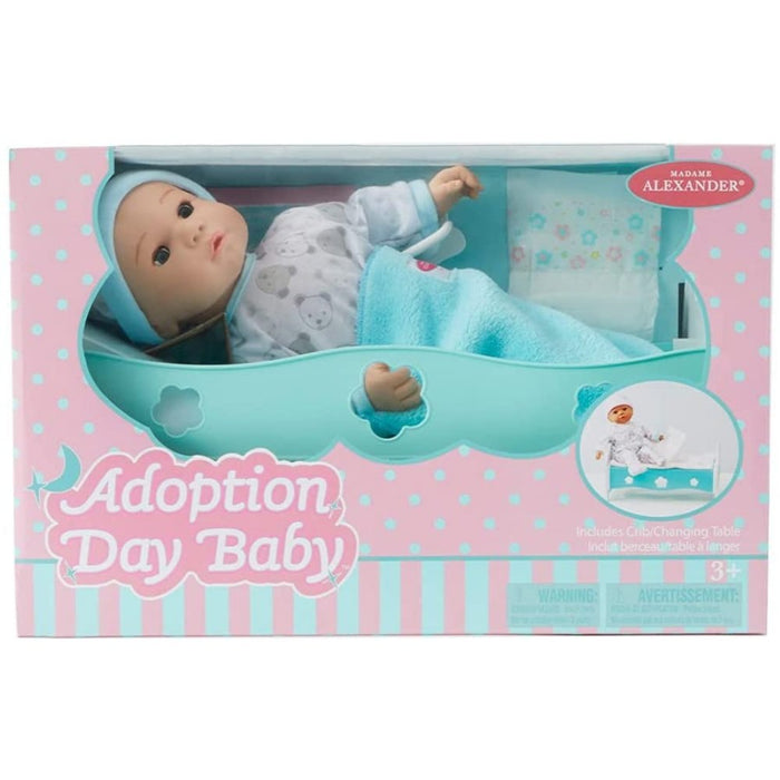 Adoption Day Baby Boy - Light Skin/Blue Eyes Doll - Safari Ltd®