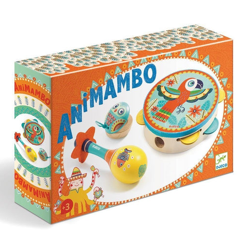Animambo 3 Pc Set Tambourine - Maracas - Castanet - Safari Ltd®