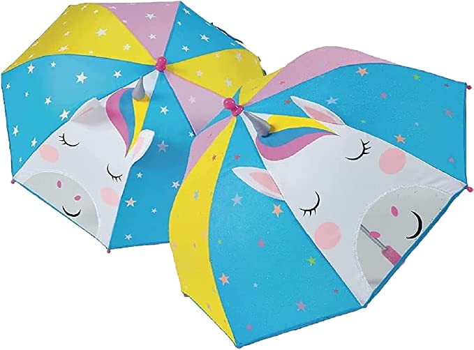 Floss Rock 3D Rainbow Unicorn Color Changing Umbrella