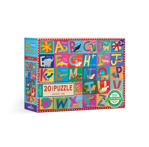 eeBoo Animal ABC 20 Piece Big Puzzle - Safari Ltd®