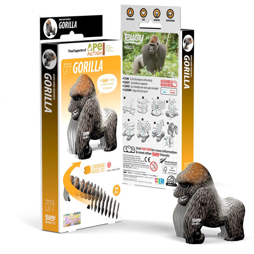 EUGY Gorilla 3D Puzzle - Safari Ltd®