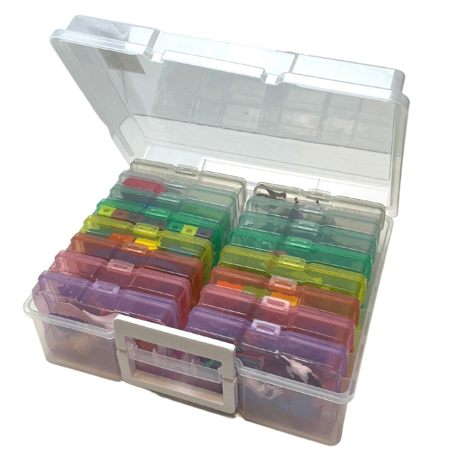 Multicolor Toy Organizer Bin