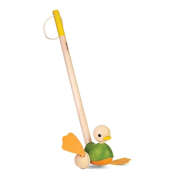 Plan Toys Push-Along Duck - Safari Ltd®