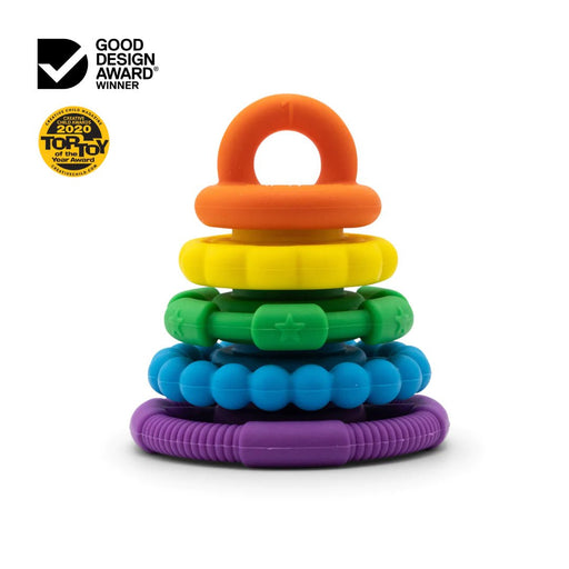 Rainbow Stacker and Teether Toy - Rainbow Bright - Safari Ltd®