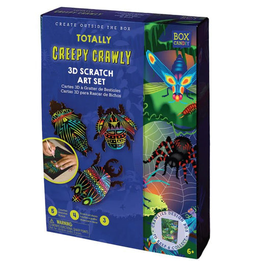 Totally Creepy Crawly - 3D Scratch Art Set - Safari Ltd®