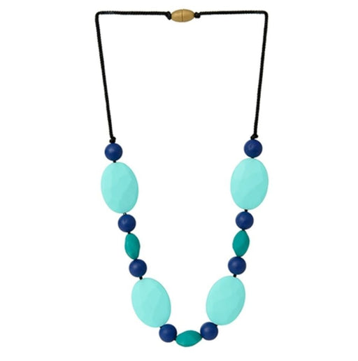 Tribeca Necklace Teething Necklace for Mom - Turquoise - Safari Ltd®