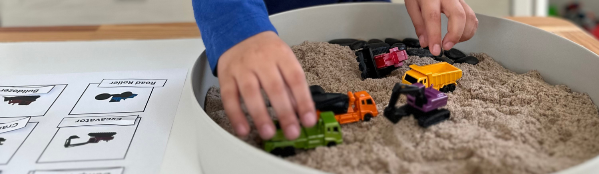 Safari Ltd. Construction Vehicles TOOB sensory bin activity ideas and ...