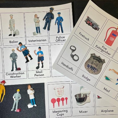 Community Helpers - FREE Printable 3 Part Cards - Safari Ltd®