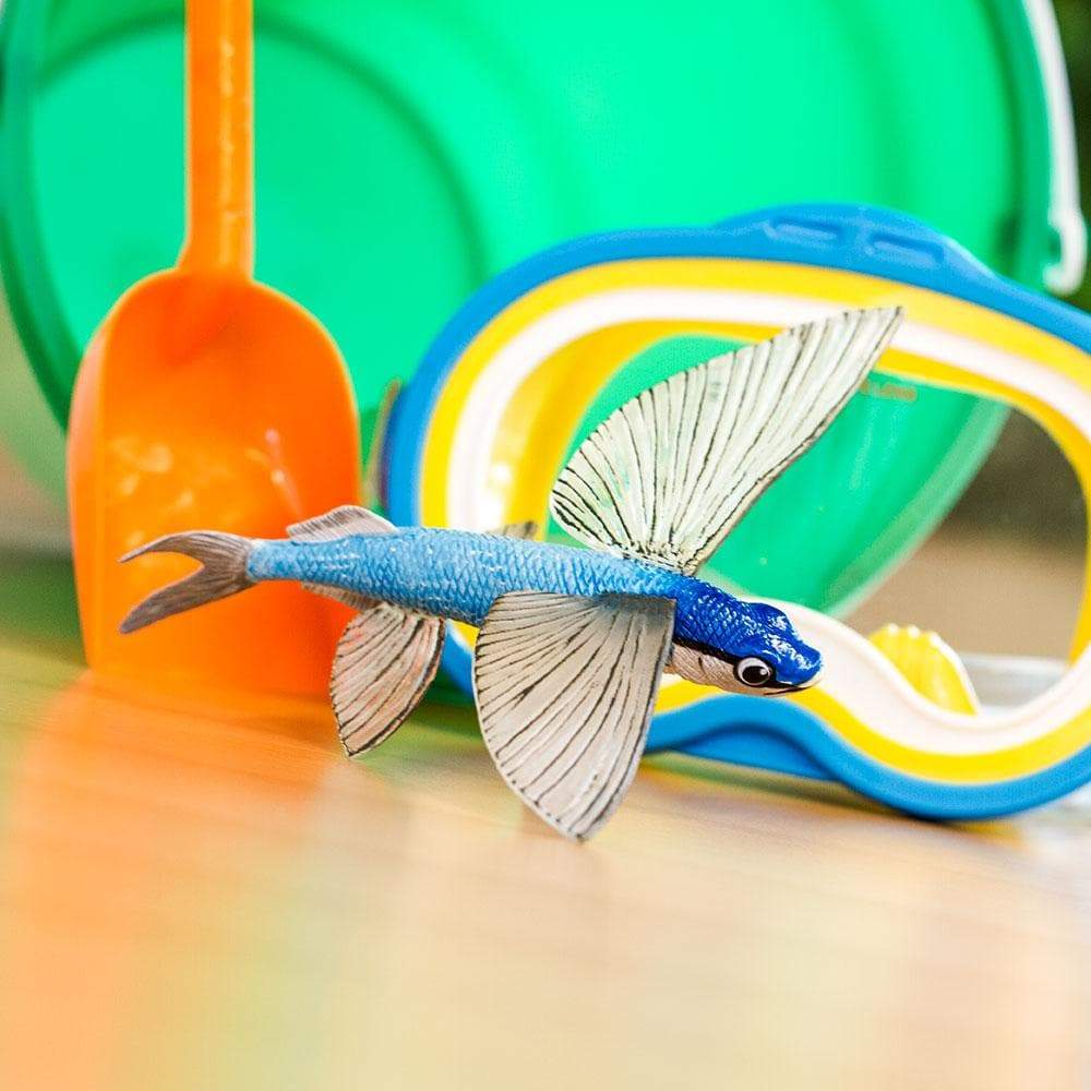 Flying Fish Figure – Realistic Ocean Animal Toy for Kids, Boys and ...