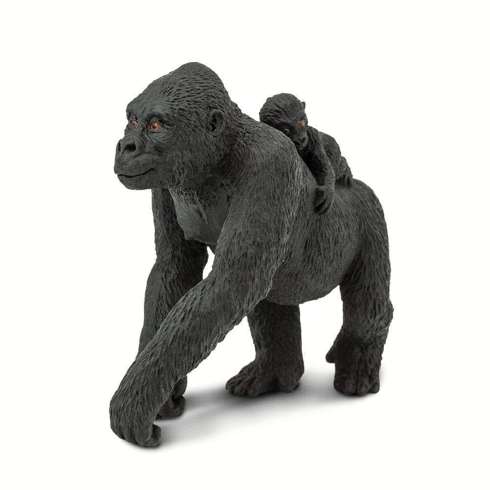 Lowland Gorilla with Baby Toy Safari Ltd®