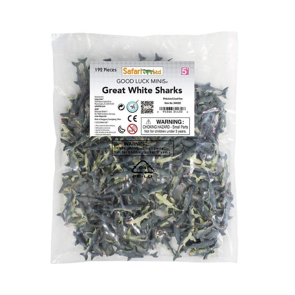 Great White Sharks - 192 pcs - Good Luck Minis® | Safari Ltd®