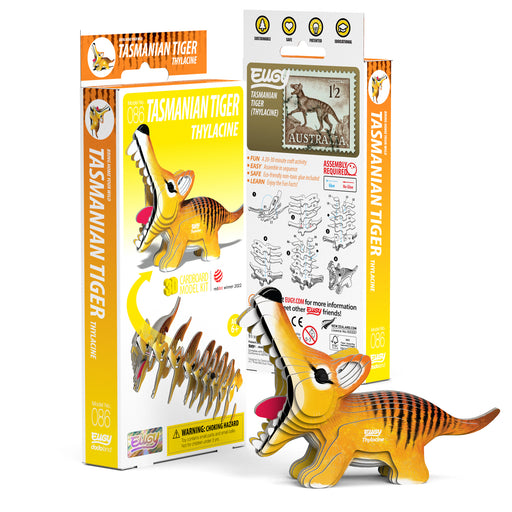 EUGY Tasmanian Tiger 3D Puzzle | Eugy | Safari Ltd®