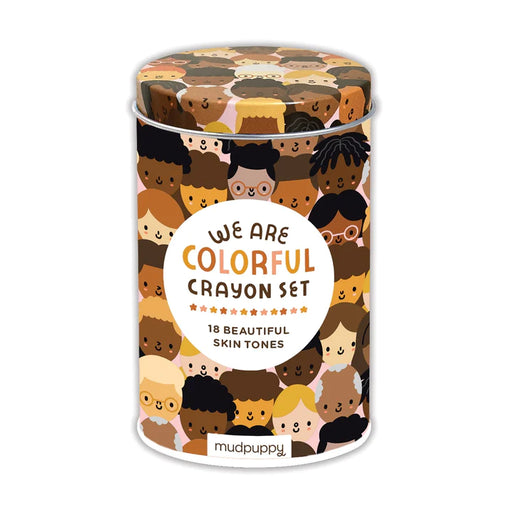 We are Colorful Skin Tone
Crayon Tin (Mudpuppy) |  | Safari Ltd®