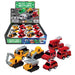 Micro Town Motors - Die Cast Cars - 2" Fire & Construction - Full 16 Car Pack |  | Safari Ltd®