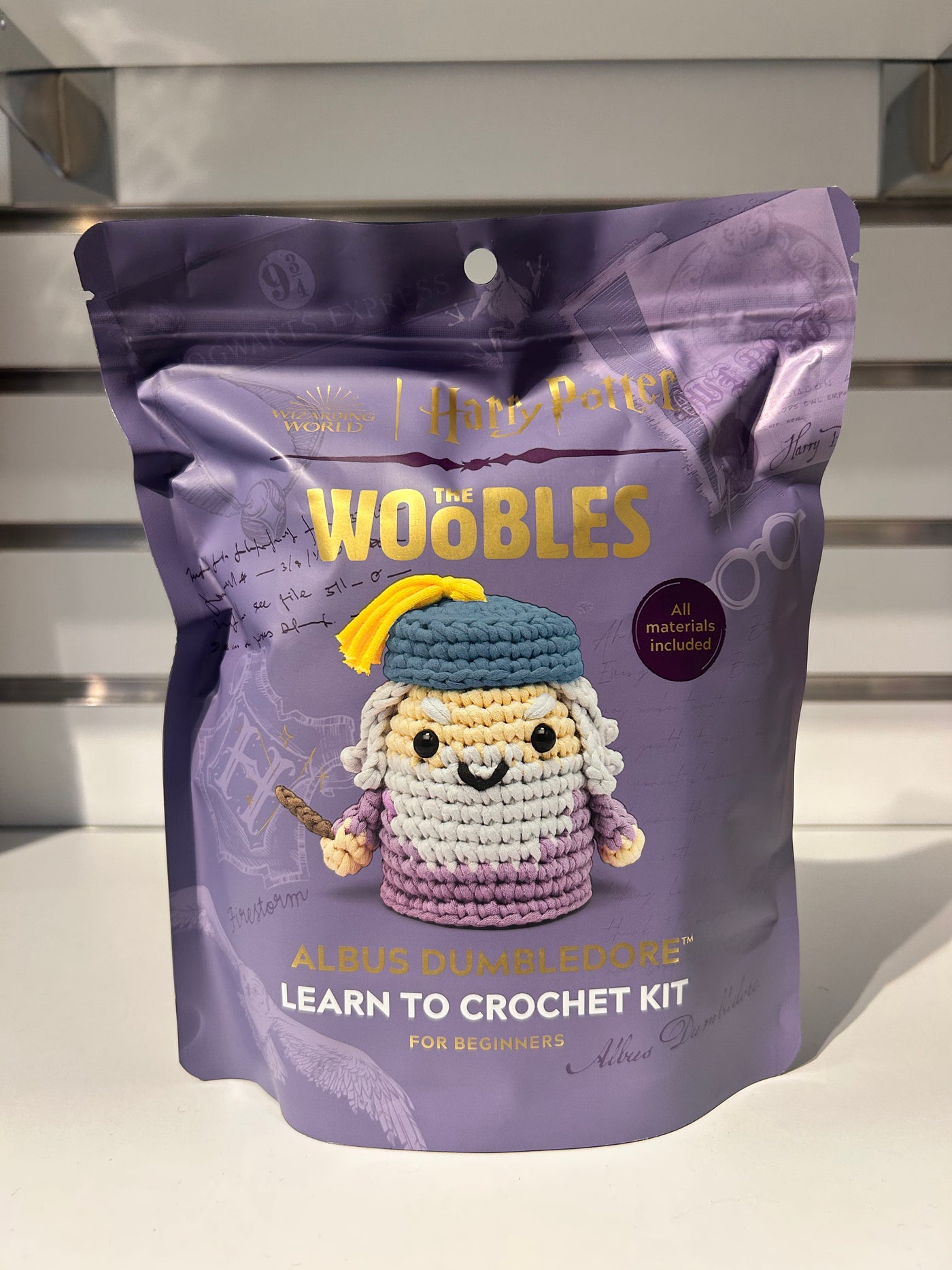 Harry Potter's Albus Dumbledore - Woobles Beginner Crochet Amigurumi Kit |  | Safari Ltd®