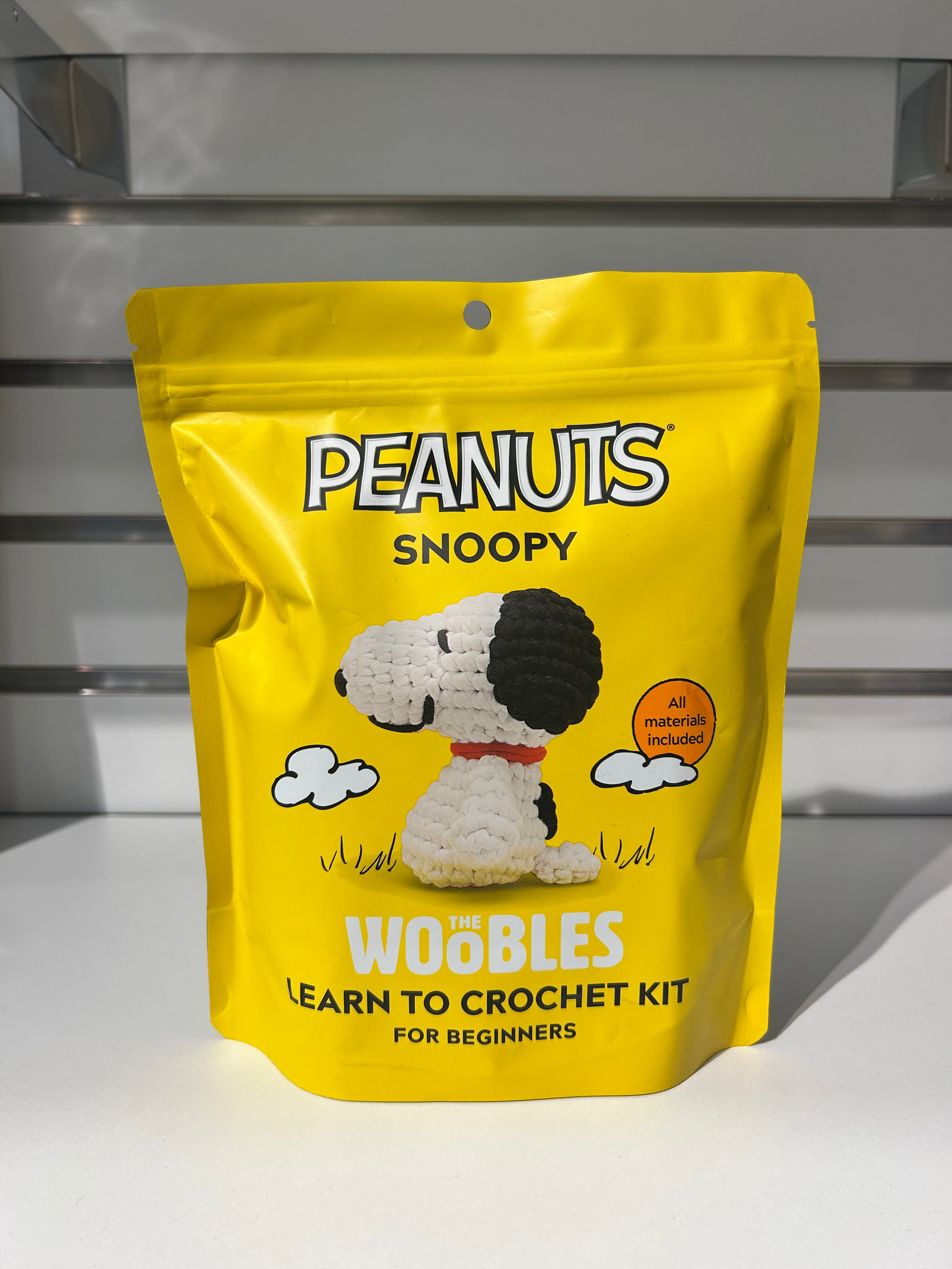 Snoopy - Woobles Beginner Crochet Amigurumi Kit |  | Safari Ltd®