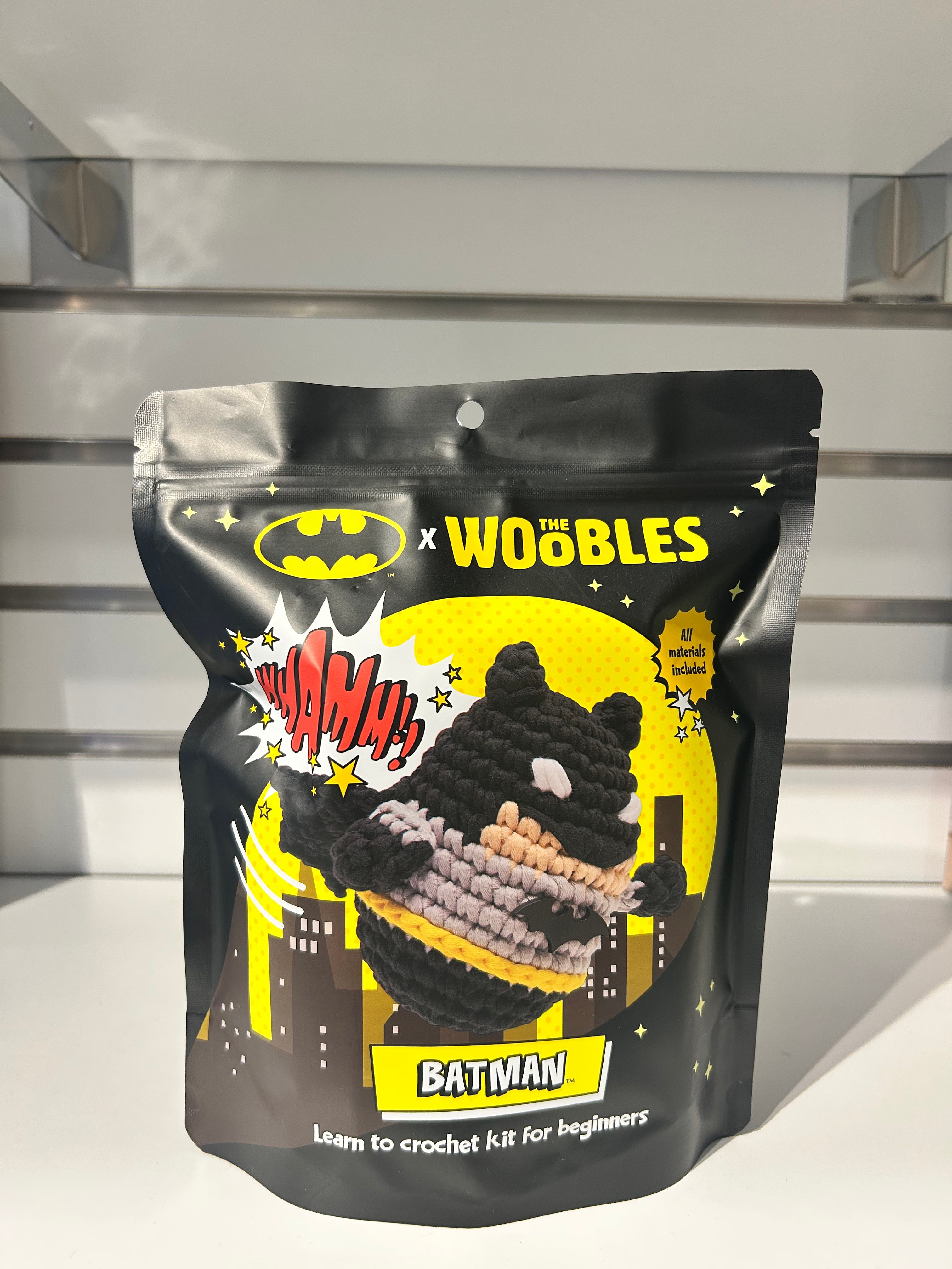 Batman - Woobles Beginner Crochet Amigurumi Kit |  | Safari Ltd®