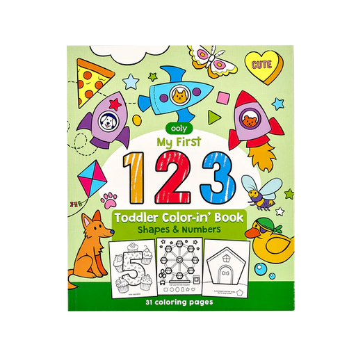 Toddler - Colorin' Book - 123 - Shapes & Numbers |  | Safari Ltd®