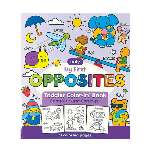 Toddler - Colorin' Book - Opposites |  | Safari Ltd®