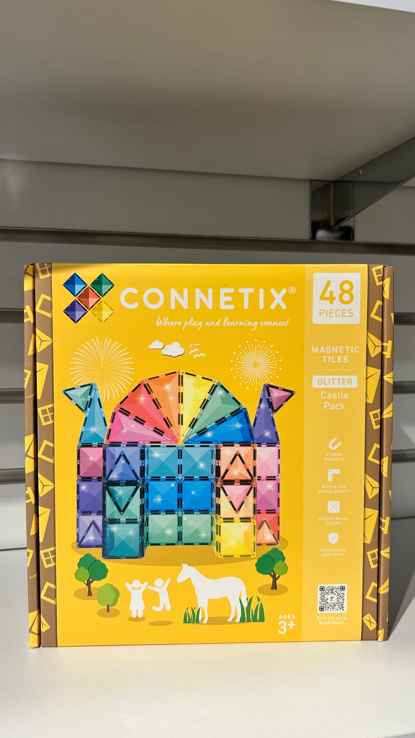 Connetix Glitter Castle Pack 48 |  | Safari Ltd®