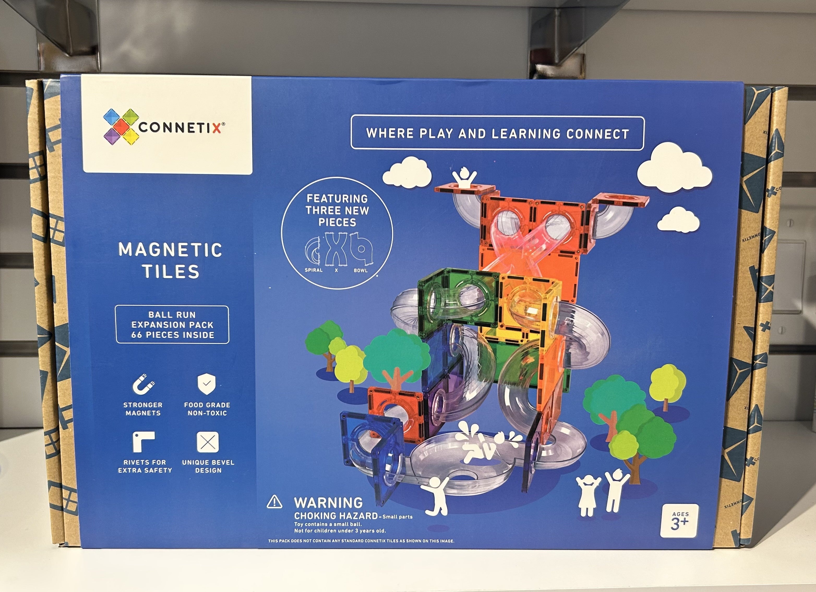 Connetix Rainbow Ball Run Expansion Pack 66 Piece |  | Safari Ltd®