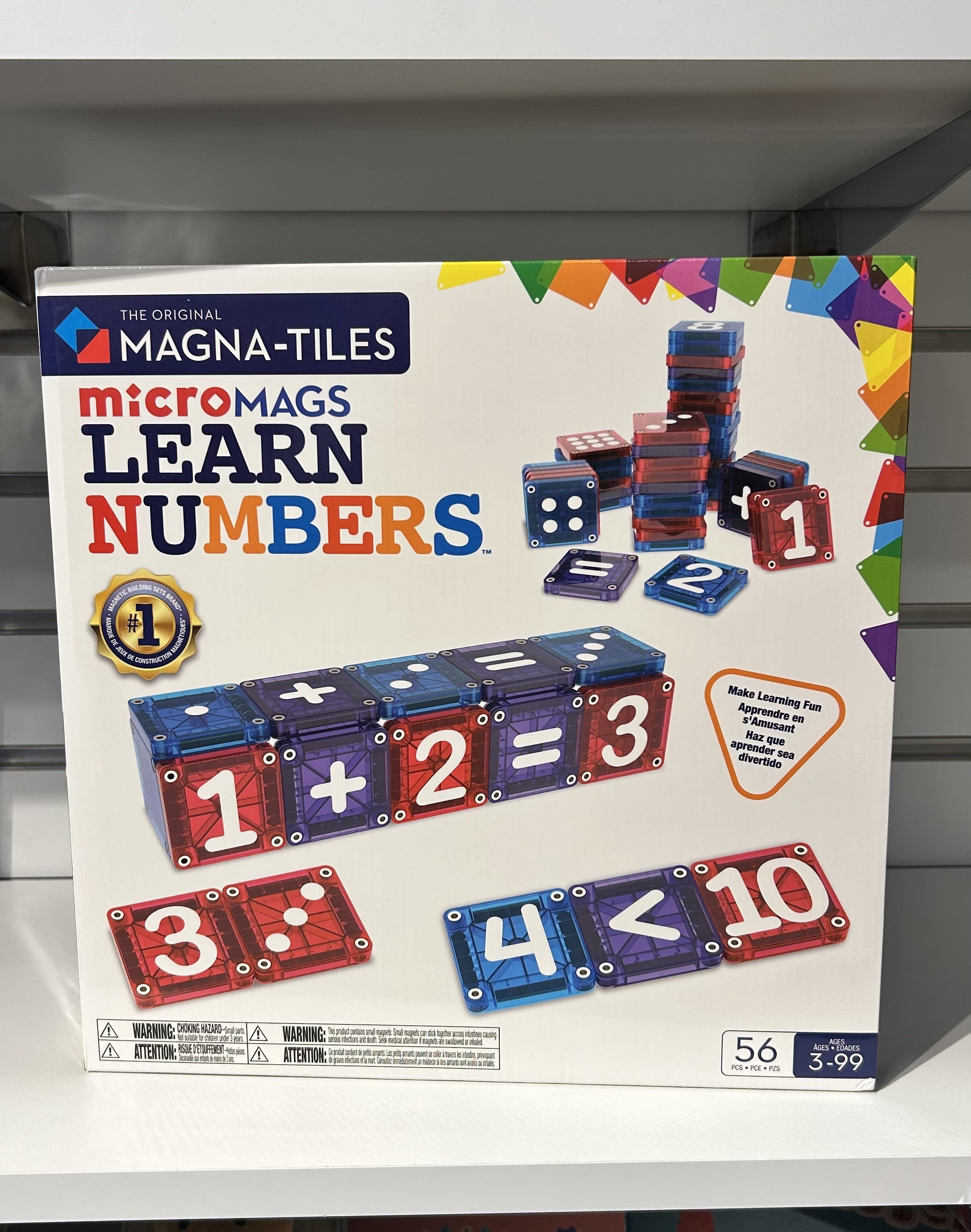 Magnatiles microMAGS Learn Numbers |  | Safari Ltd®
