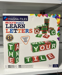 Magnatiles microMAGS Learn Letters |  | Safari Ltd®