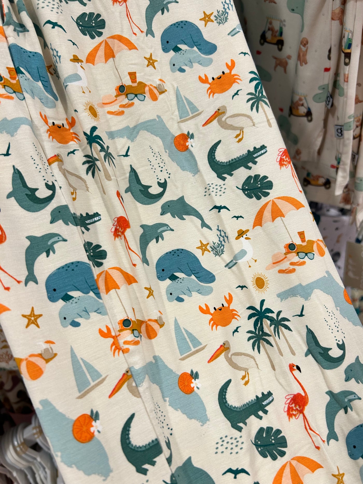Explore Florida Souvenir Bamboo Adult Pajamas Lounge Pants XL |  | Safari Ltd®