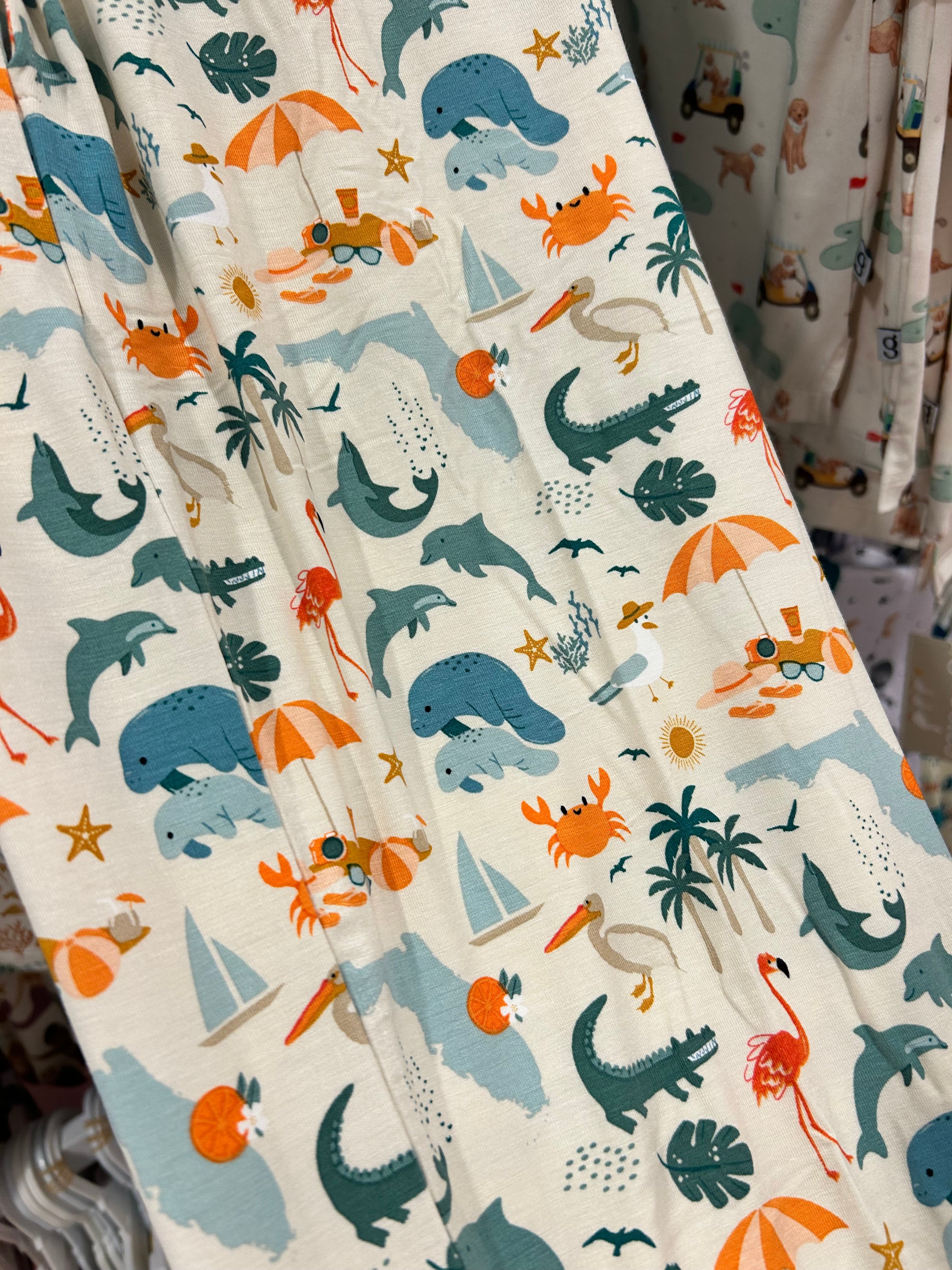 Explore Florida Souvenir Bamboo Adult Pajamas Lounge Pants XL |  | Safari Ltd®