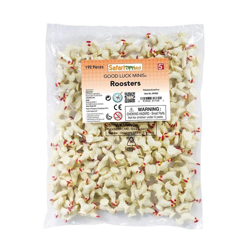 Mini Roosters - 192 pcs - Good Luck Minis® | Safari Ltd®