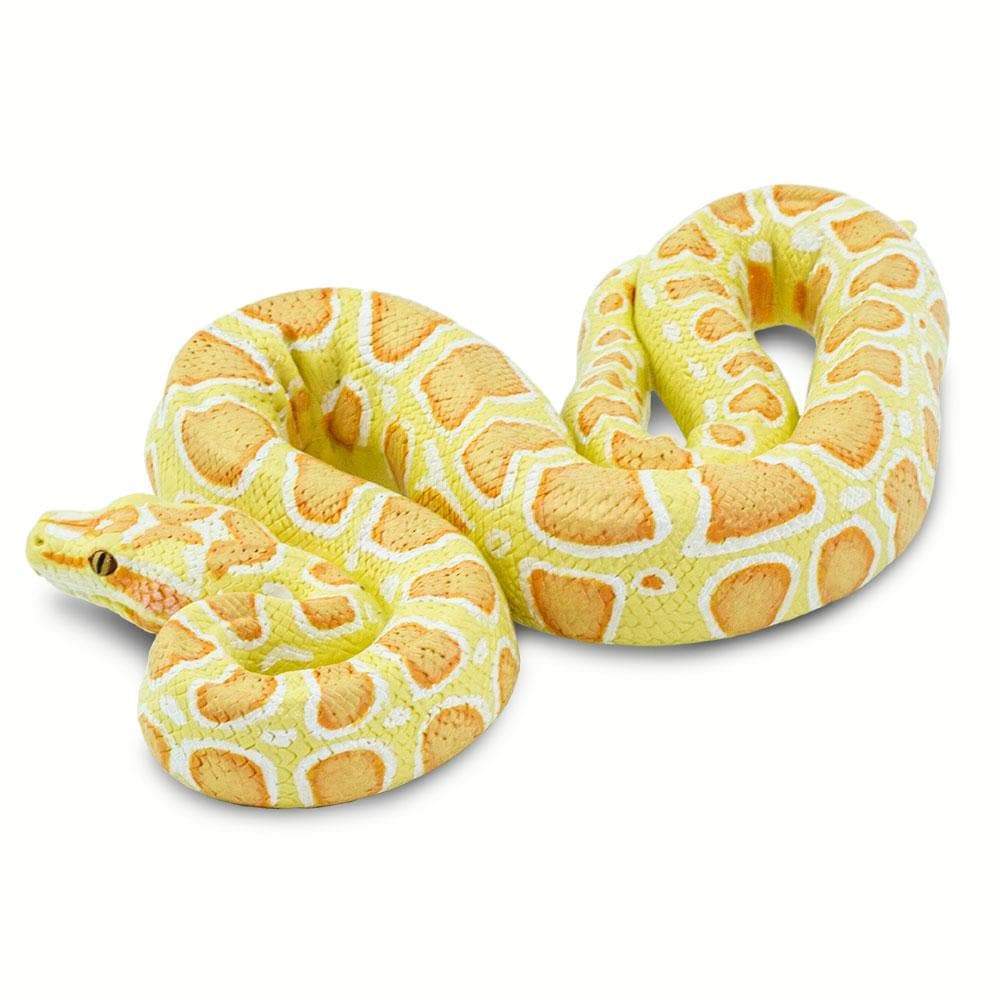 Albino Burmese Python Figure – Realistic Snake Toy for Kids, Boys and ...