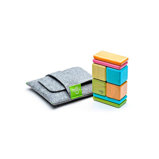 Original Pocket Pouch - Magnetic Wooden Block Set | Tints |  | Safari Ltd®