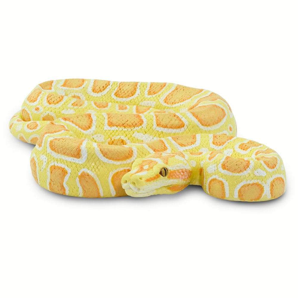 Albino Burmese Python Figure – Realistic Snake Toy for Kids, Boys and ...