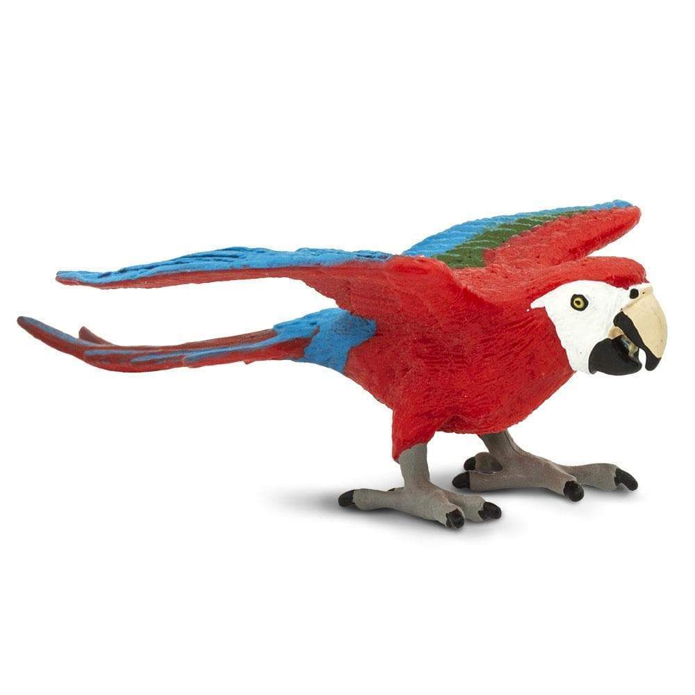 Green-winged Macaw Toy | Wildlife Animal Toys | Safari Ltd®