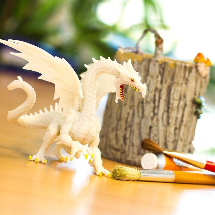 Glow in the Dark Snow Dragon | Dragon Toys | Safari Ltd®