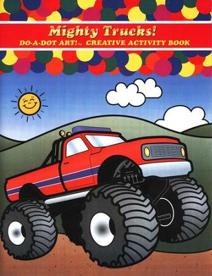 Do A Dot Art - Activity Book - Mighty Trucks |  | Safari Ltd®