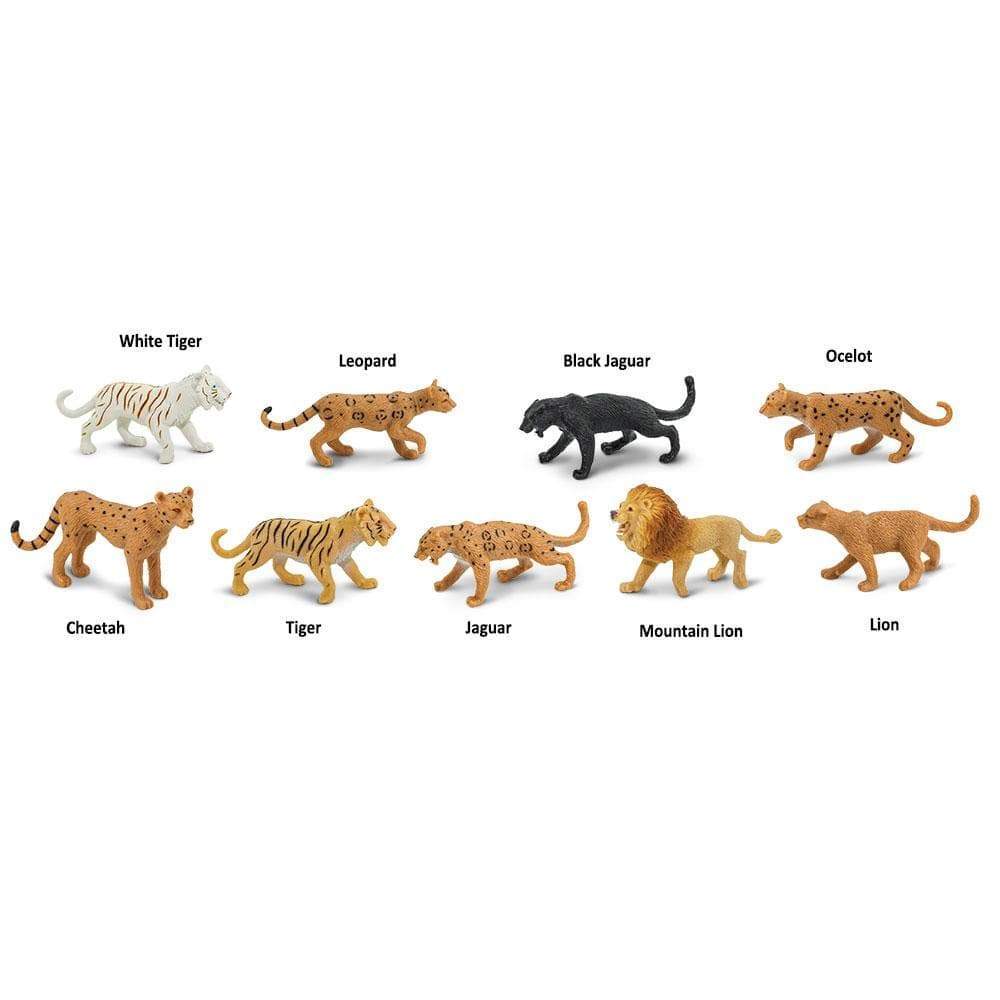 Big Cats TOOB® – Realistic Big Cat Figurines Lion, Tiger