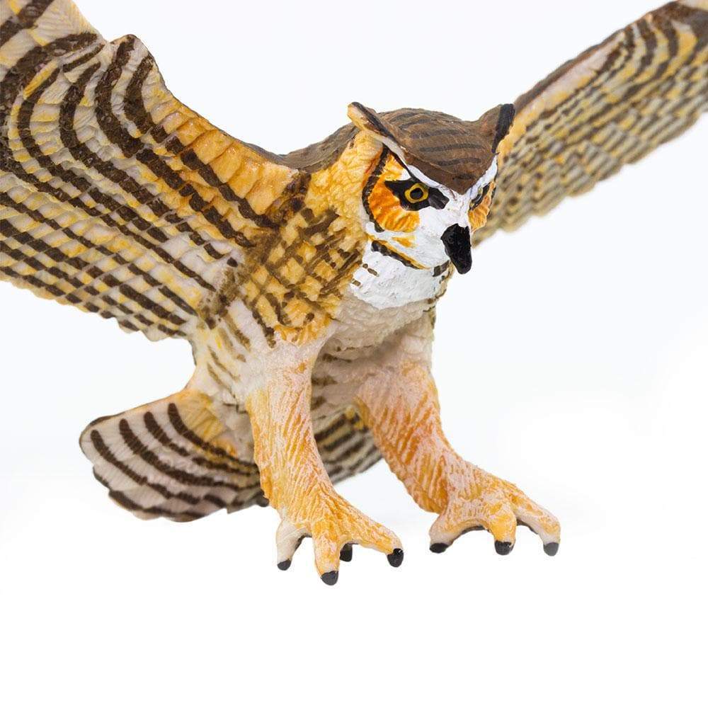 Great Horned Owl Figurine | Safari Ltd®