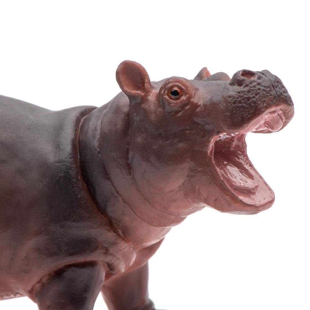 Safari Nilpferd-Baby - Realistische Wildtier-Figur Aus Kunststoff, 14 Cm Lang