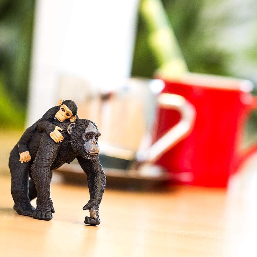Chimpanzee with Baby Toy | Wildlife Animal Toys | Safari Ltd®